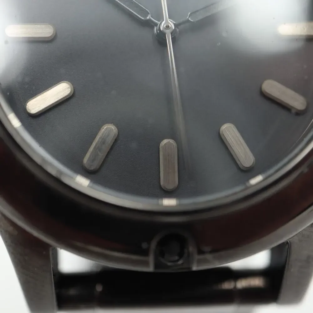 Nixon The Camden All Black Diamond Watch 41mm Left Stainless Steel Bracelet 5.5